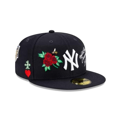 New York Yankees Gorra | New Era MLB Icon 59fifty Fitted Cap Mexico - Azules